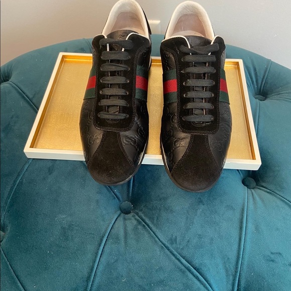 Gucci GG leather sneakers sz 38 - Picture 8 of 8